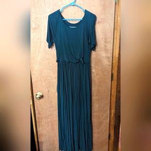 Latched Mama Front Knot Nursing Dress, XL